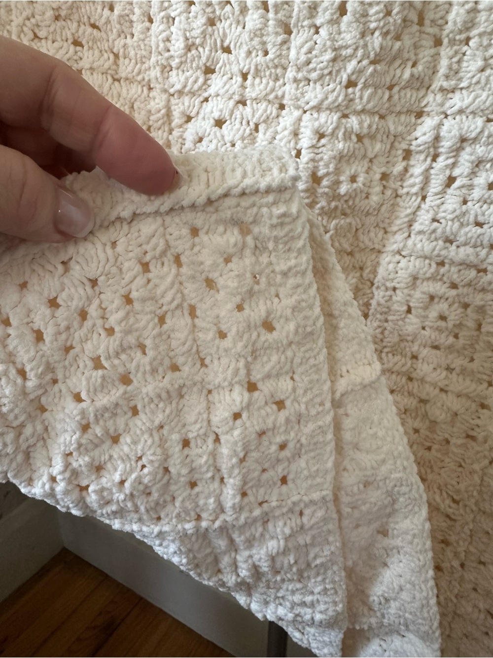 POL Cream Crochet Sweater - Picture 8 of 12